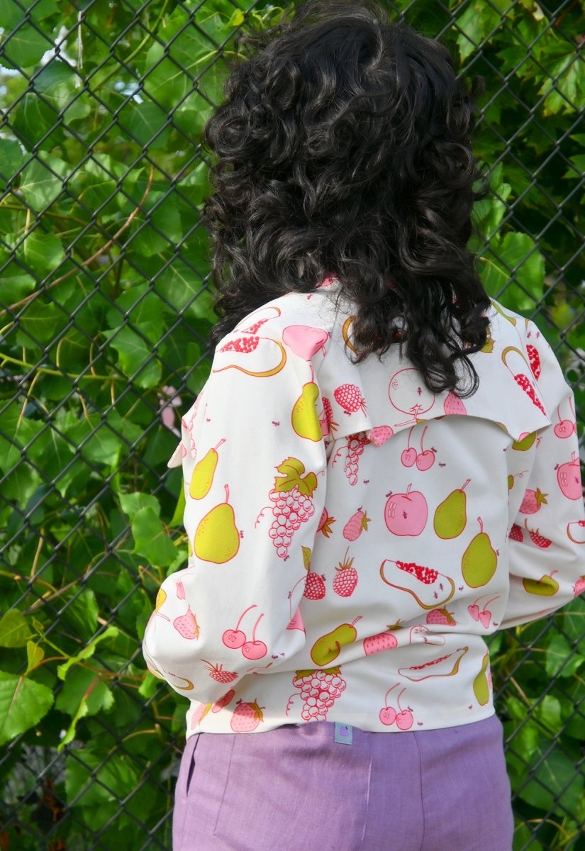 "All Over Fruit" print Jacket